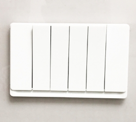Công tắc bốn 1 chiều trắng V10